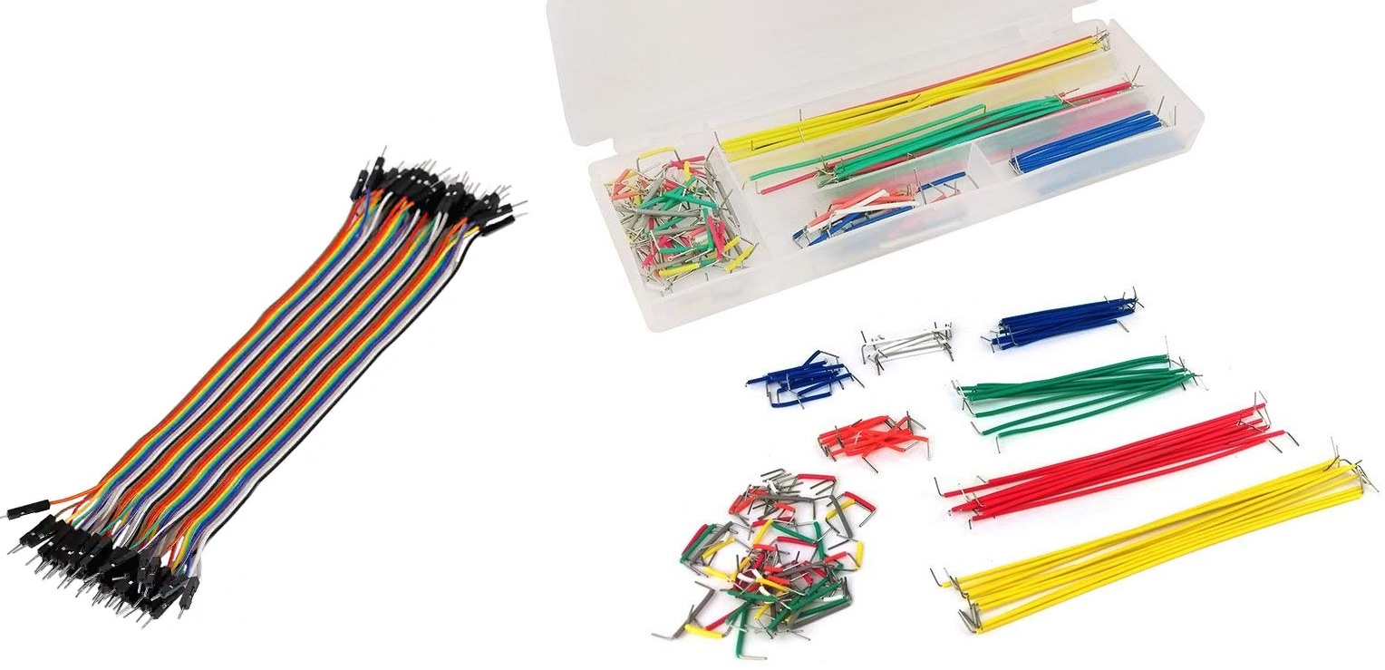 Figure 4: Cables and Jumpers for breadboards