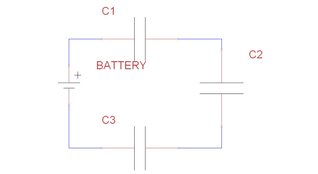 Figure 5: Example of capacitors in series