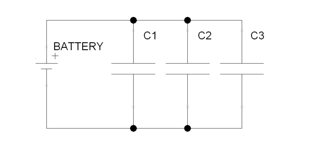 Figure 6: Example of capacitors in parallel